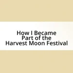 How I Became Part of the Harvest Moon Festival